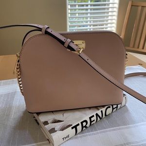 Pink Michael Kors cross body bag
